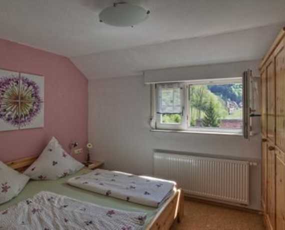Schlafzimmer Talblick mit Ausblick Oberharmersbach - Zuwald