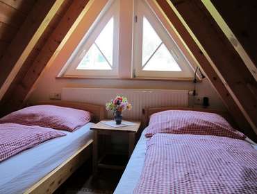 Schlafzimmer im Backhieli Sesterhof Gengenbach