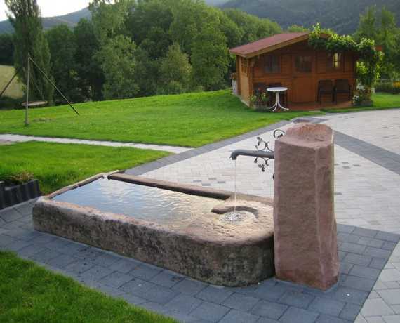 unser Brunnen , Grillplatz und Blockhäusle Gengenbach