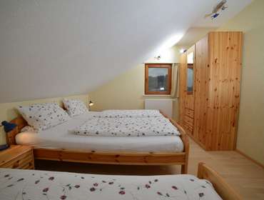 Fewo Sternschnuppe - Schlafzimmer Haus Sonnenschein Tettnang - Langnau
