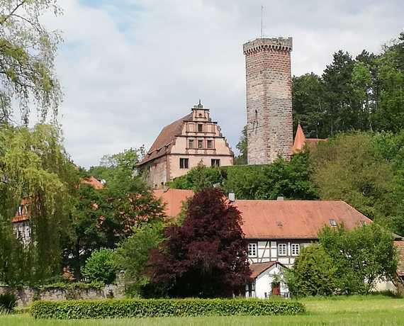 Unsere Burg im Dorf Buchen - Bödigheim