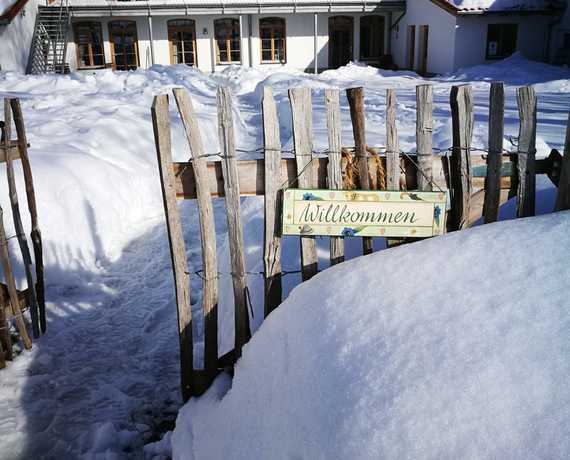 Winter am Ferienhaus ArgenbÃ¼hl