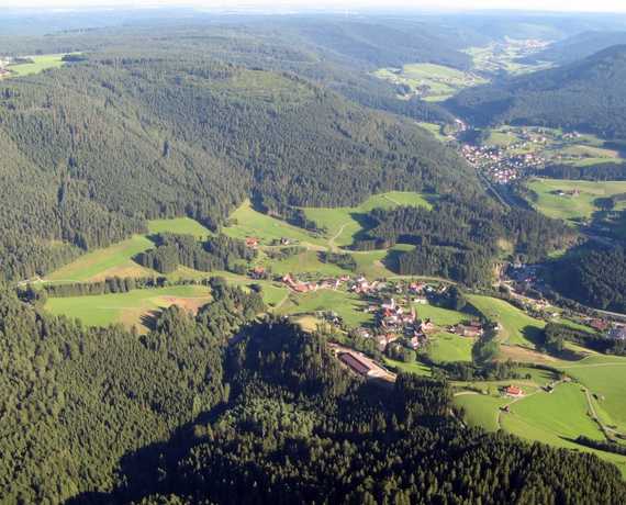 Umgebung von Schwarzenberg Baiersbronn - Schwarzenberg